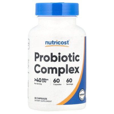 Nutricost Probiotic Complex, >40 Billion CFU, 60 Capsules