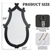Beautyolove Vintage Black Wood Framed Decorative Wall Mirror - 4 of 4