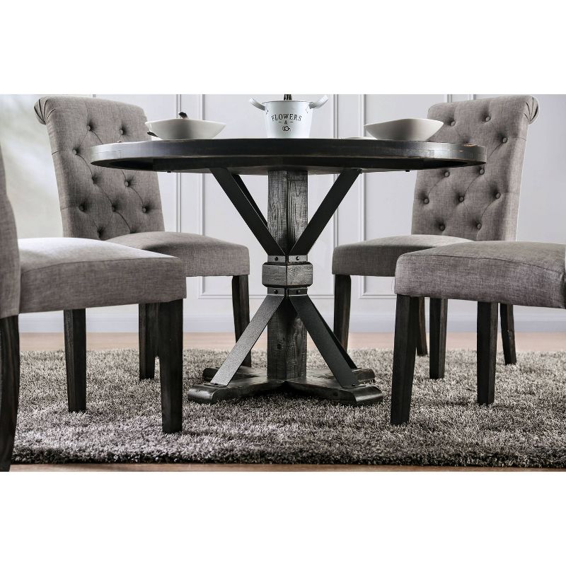 Greiger Round Dining Table Black - HOMES: Inside + Out, 4 of 11