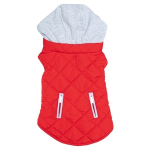 Doggie Design Weekender Dog Sweatshirt Hoodie - Red - 1 of 3