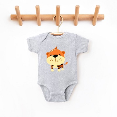 The Juniper Shop Tiger Colorful Baby Bodysuit