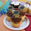 California State University Monterey Bay Secondary Logo Heart Love Cupcake Picks Toppers Decoration Set of 6 - 4 of 4