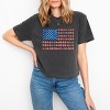 Simply Sage Market American Bow Flag Coquette Boxy Crop Top - 2 of 4