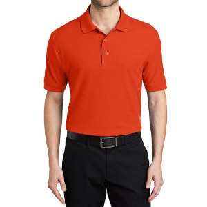 Mafoose Men's Short Sleeve Soft Silk Touch Classic Polo Shirt for Everyday Comfort - 1 of 4
