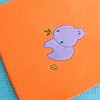 Slickblue Embroidered Coral Fleece Throw Blanket for Kids - Soft & Cozy, 29.5" x 39.4", Multiple Design & Color Options - 4 of 4