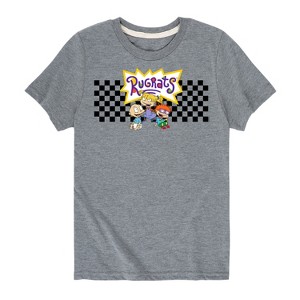 Boys' - Rugrats - Checkered Group Short Sleeve Graphic T-Shirt - 1 of 4