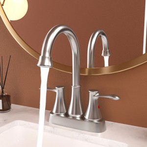 PAGED Bathroom Faucets Single Handle Sink Faucet with Dirt & Scratch Resistance, Faucet for Bathroom Sink - 1 of 4