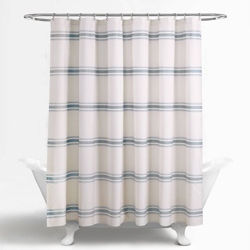 Farmhouse Striped Shower Curtain - Lush D&#233;cor, 3 of 11