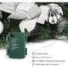 TackView 6 Ft Christmas Garland, Pre-Lit Xmas Garland With 20 Lights, Xmas Garland for Mantel Table Porch, Silver - 4 of 4
