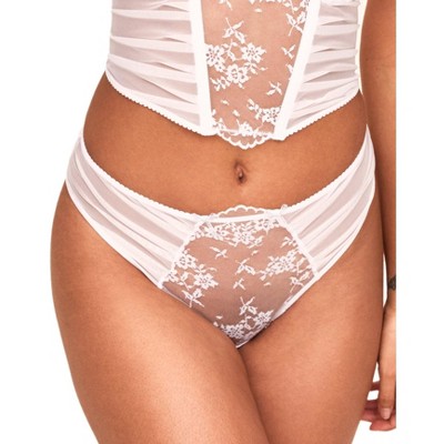 Adore Me Women's Avara High Cut Panty Xl / Bright White. : Target