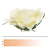 Unique Bargains Soft Fabric Weddings Party Women Rose Flower Hair Clips - 3 of 4