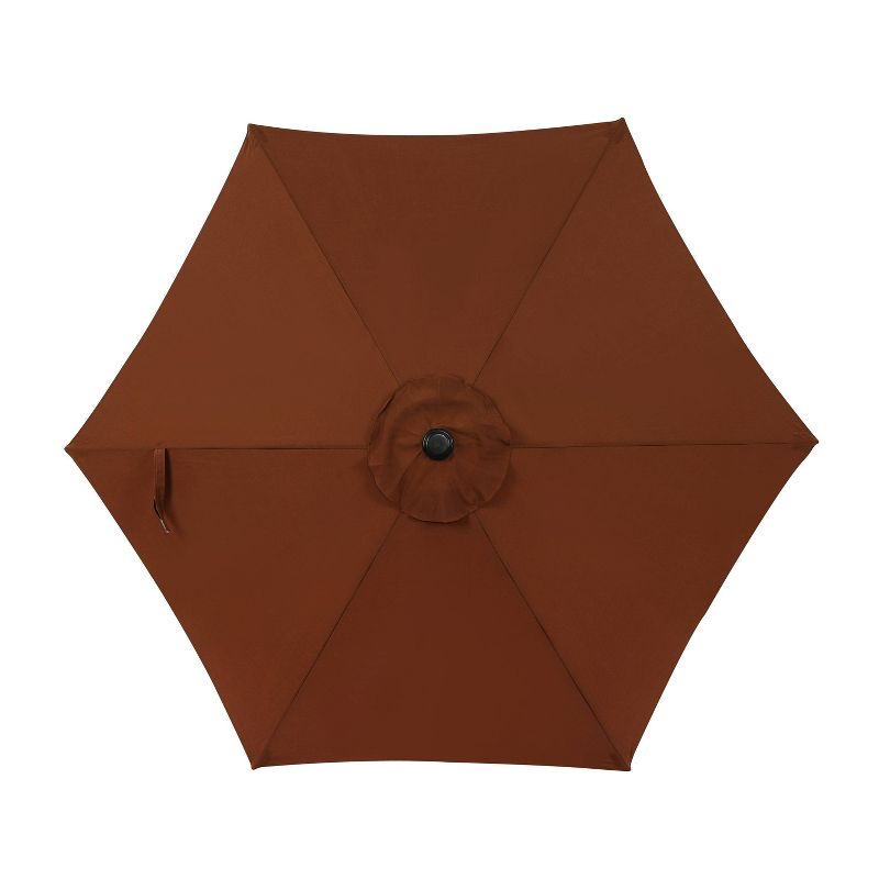 7.5&#39; x 7.5&#39; Bistro Market Patio Umbrella Coffee - Island Umbrella, 3 of 13