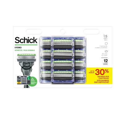 Schick Hydro Men's Sensitive Refills - 12ct