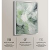 Art Remedy Rainfall on the Grass Green Abstract Wall Art Framed - 3 of 4