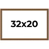 PosterPalooza | Classic Gold Picture Frame - UV Acrylic, Backing Board, Hanging Hardware Included - 2 of 4