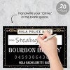 Big Dot of Happiness Nola Bride Squad - New Orleans Bachelorette Party Mug Shots - Photo Booth Props Mugshot Signs - 20 Count - 2 of 4