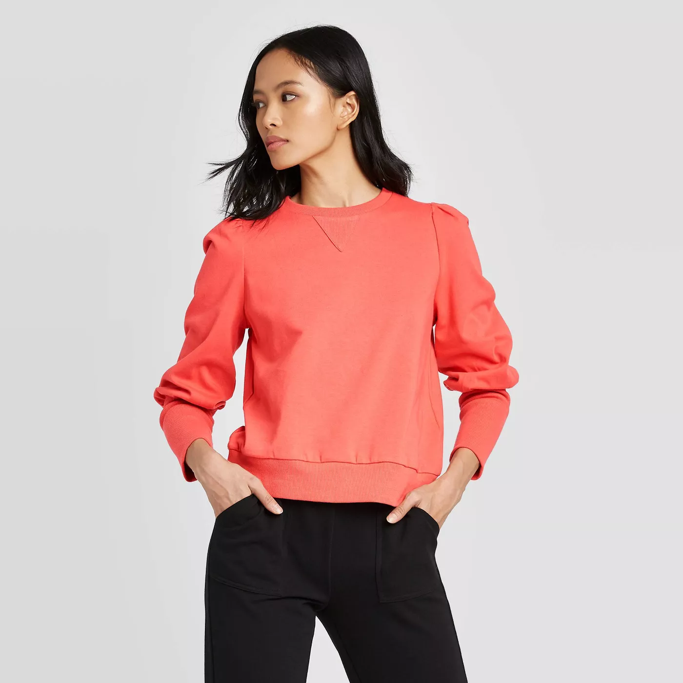 Women's Edwardian Sweatshirt - Who What Wear™ - image 1 of 10