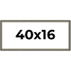 PosterPalooza | 40x16 Wood Antique Frame with UV Acrylic, 4 Finishes: Bronze, Gold, Silver, and Black - 2 of 4