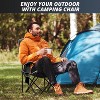 Bestier Foldable Camp Chair,Outdoor Chair with Side Pocket & Cup Holder - 3 of 4