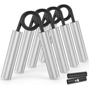 Heavy-Duty Metal Grip Strengthener Set of 4, Non-Slip Hand Gripper for Forearm Strength, Muscle Training & Recovery - 1 of 4