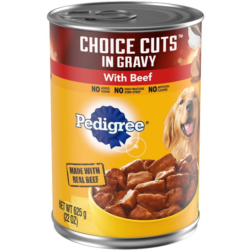 Pedigree Choice Cuts In Gravy with Beef Adult Wet Dog Food - 22oz, 5 of 7