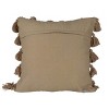 Pulled Knot Tan 24X24 Hand Woven Filled Pillow - Foreside Home & Garden - 4 of 4