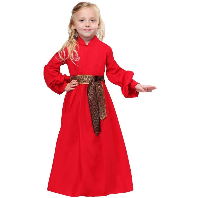 HalloweenCostumes.com Princess Bride Girl's Buttercup Peasant Dress Costume for Toddlers., 1 of 3