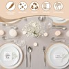 Unique Bargains Woven Braided Washable Decorative Round Placemat 4 Pcs - 3 of 4
