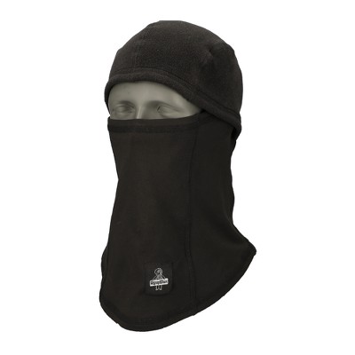 Refrigiwear 3-in1 Convertible Fleece Black Balaclava Face Mask