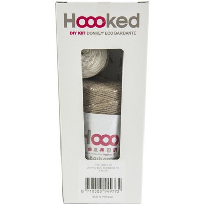 Hoooked Amigurumi DIY Kit W/Eco Barbante Yarn-Donkey Joe - Taupe
