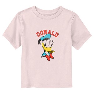 Toddler's Mickey & Friends Distressed Duck Portrait T-Shirt - 1 of 3