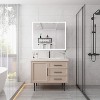 VYNXARIA 36"x30" Double Door Lighted Medicine Cabinet with Defogger & USB Ports - 2 of 4