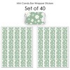 Big Dot of Happiness Sage Green Daisy Flowers - Mini Candy Bar Wrapper Stickers - Floral Party Small Favors - 40 Count - 3 of 4