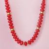 Ross-Simons Graduated Red Coral Bead Necklace With 14kt Yellow Gold - 3 of 4