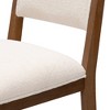 Plank+Beam 30" Counter Bar Stool, Solid Wood Modern Kitchen Stools with Cushion - 4 of 4