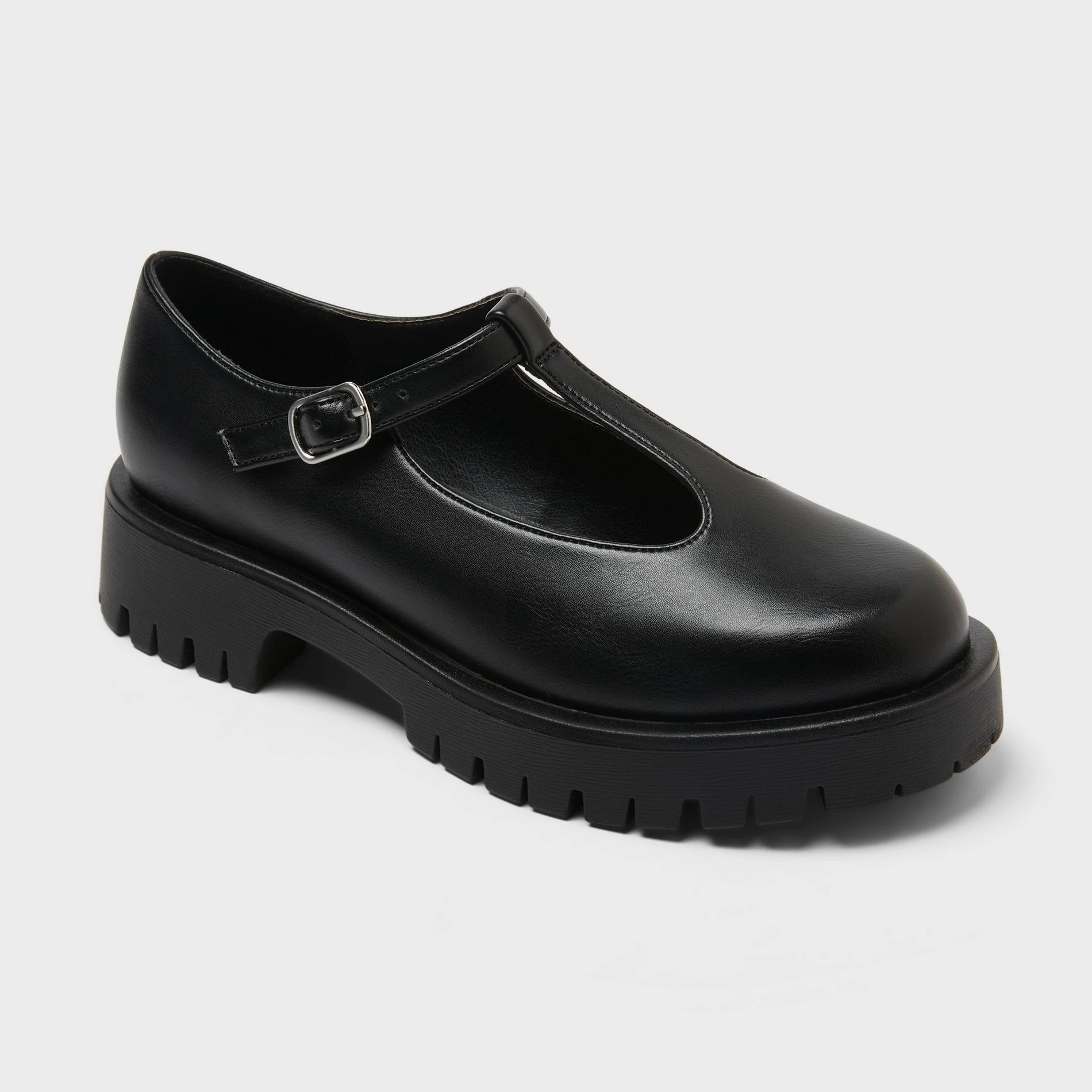 Women's Susie T-Strap Mary Jane Loafers - Wild Fable™ Black