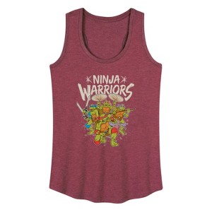 Women's - Teenage Mutant Ninja Turtles - Ninja Warriors Graphic Racerback Tank - 1 of 4