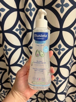 Mustela Baby Cleansing Water - No-Rinse Micellar Water - with Natural  Avocado & Aloe Vera - for Baby's Face, Body & Diaper - 1 or 2-Pack -  Various