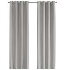 MAYEERTY Curtain Panel Silver Thermal Insulation Polyester for Living Room Bedroom 54"x95" 2pcs - 4 of 4
