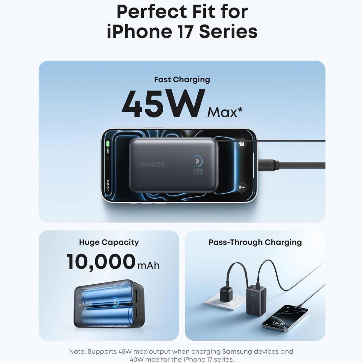 Anker Nano Portable Charger, 10,000mAh 45W Max Compact Power Bank - thumbnail 3
