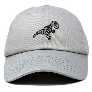 Dalix Fossil Embroidered Dinosaur T Rex Cotton Dad Hat Baseball Cap Adjustable Mens - 1 of 4