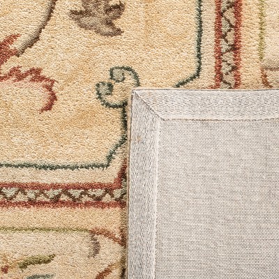 Handmade Red Wool and Cotton Tufted Rectangular Rug