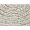 Colonial Mills Reversible Flat-Braid (Oval) Runner Braided Runner, Grey 2'4"x15', Oval Shape - 2 of 2