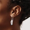 Black Bow Jewelry Multi Color Crystal Collage Flip flop Earrings in Sterling Silver - 3 of 4