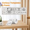 Thermal Labels for FLEXYVA PM220 Label Maker, 1.57'' x 1.18'' (40x30mm), Waterproof, 1 Roll of 230 Self-Adhesive Thermal Paper (White) - 4 of 4
