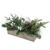 Northlight Mixed Pine with Pine Cones and Berries Christmas Floral Arrangement - 20" - 3 of 4