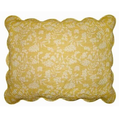 C&F Home Yellow Toile Standard Sham