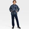 Boys' High-Pile Fleece 1/2 Zip Hoodie - All In Motion™ - 3 of 3