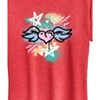 Women's - Instant Message - Spray Paint Heart Short Sleeve Graphic T-Shirt - 2 of 4
