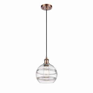 Rochester - 1 Light Cord Hung Mini Pendant In Industrial Style-9.88 Inches Tall and 8 Inches Wide - 1 of 1